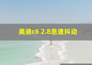 奥迪c6 2.8怠速抖动